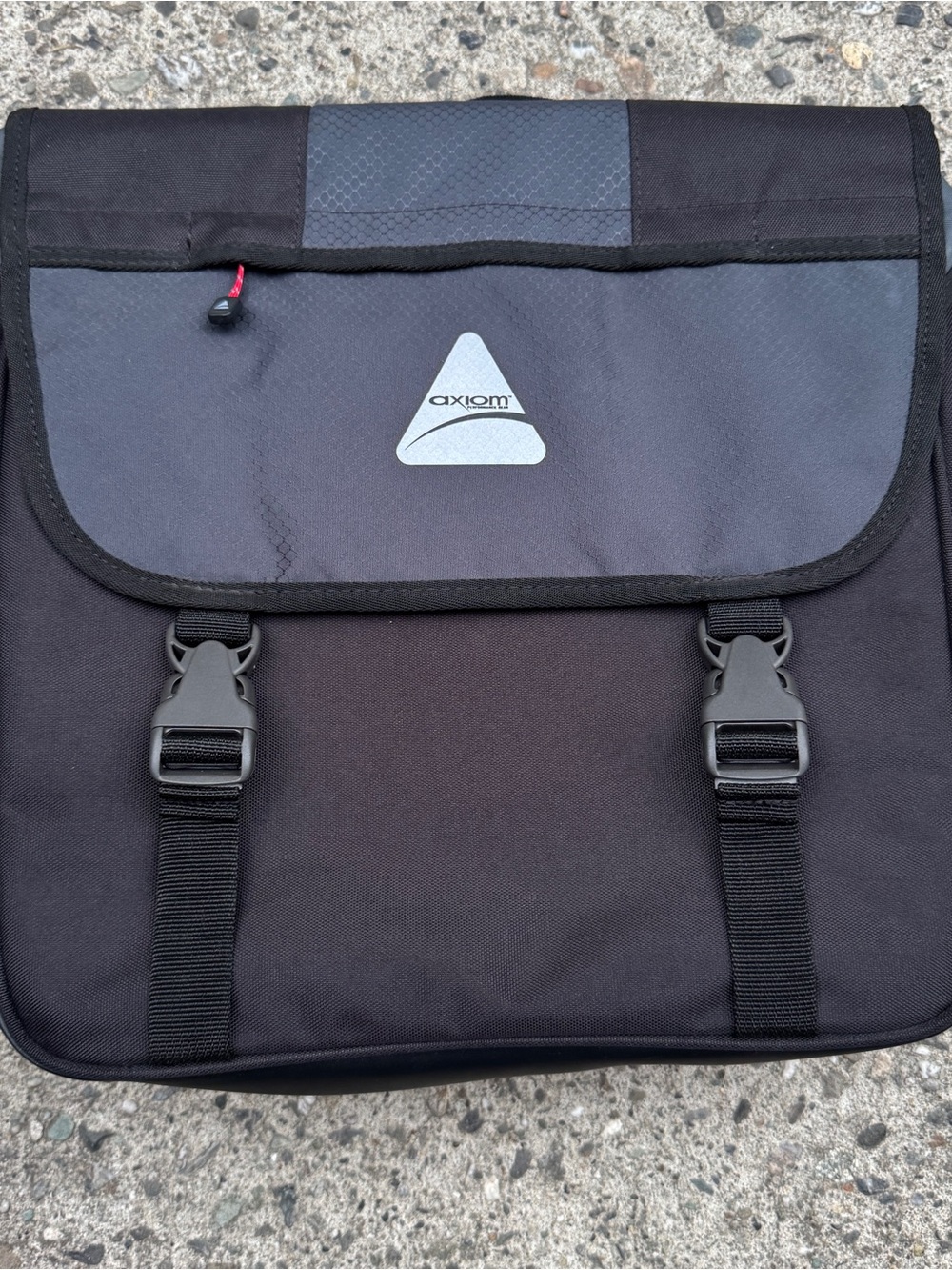 Axiom RackBook Pro Bike Pannier Bag - Grey/ Black (13L)